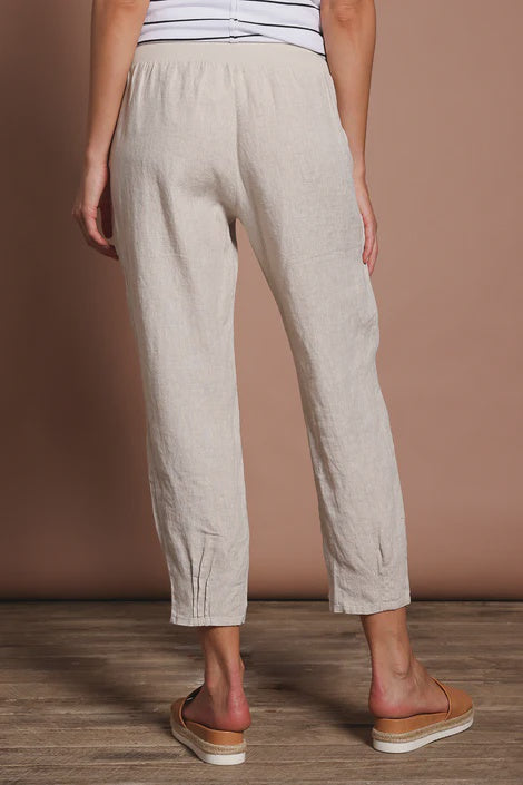 Gordon Smith Sarah Linen Pant - Natural