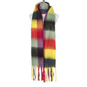 Ivys Rainbow Check Scarf
