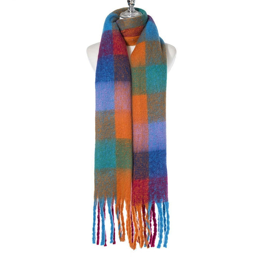 Ivys Rainbow Check Scarf