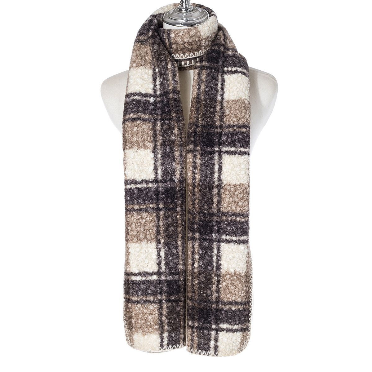 Ivys Narrow Scarf with blanket stitch