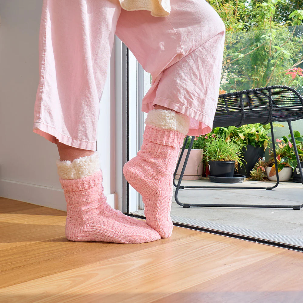 annabel trends Chenille Lounge Socks