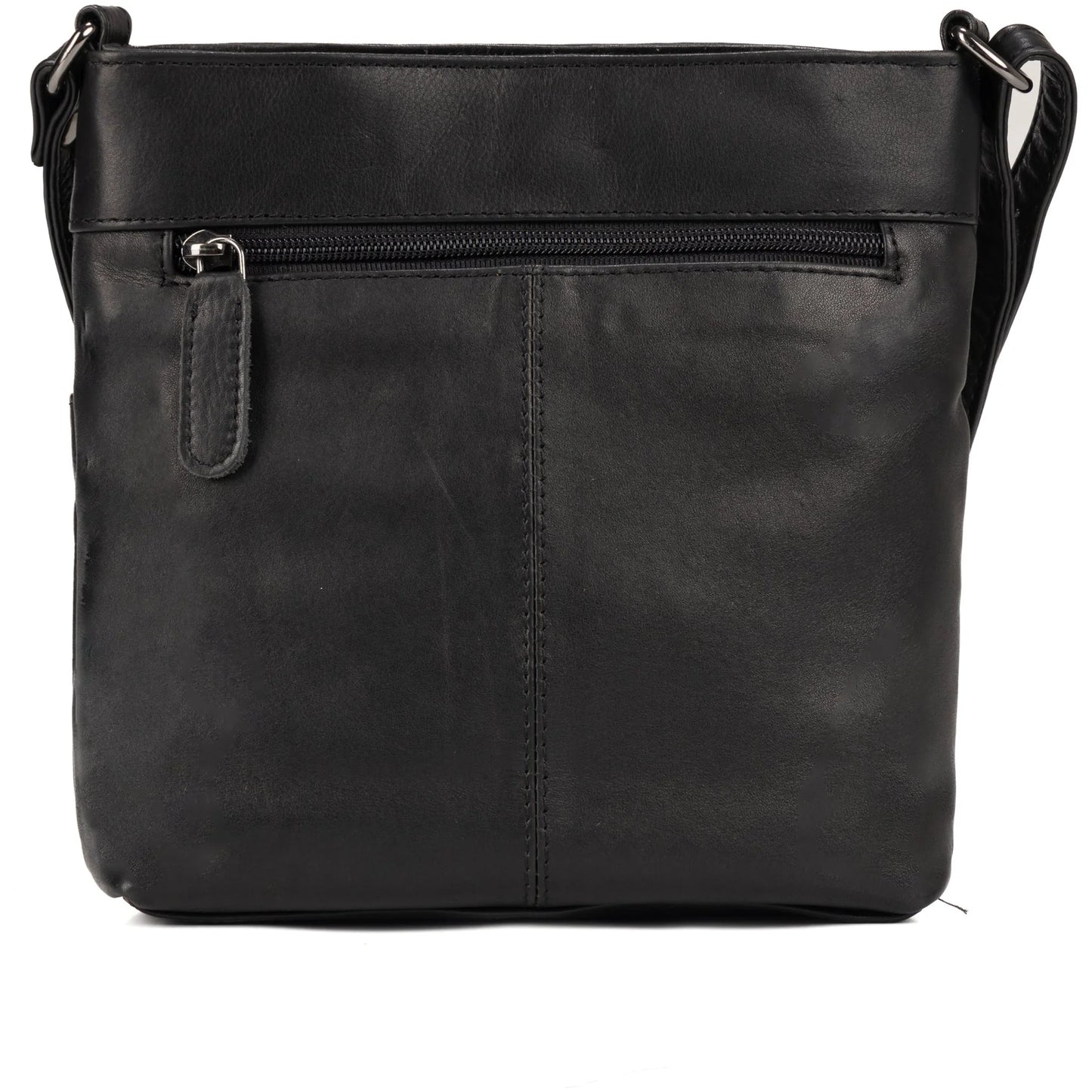 Greenwood Leather Shoulder Bag Linde Black