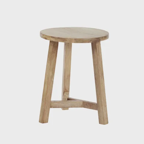 Coast To Coast Maid Wood Side Table Natural 35 X 46 CM