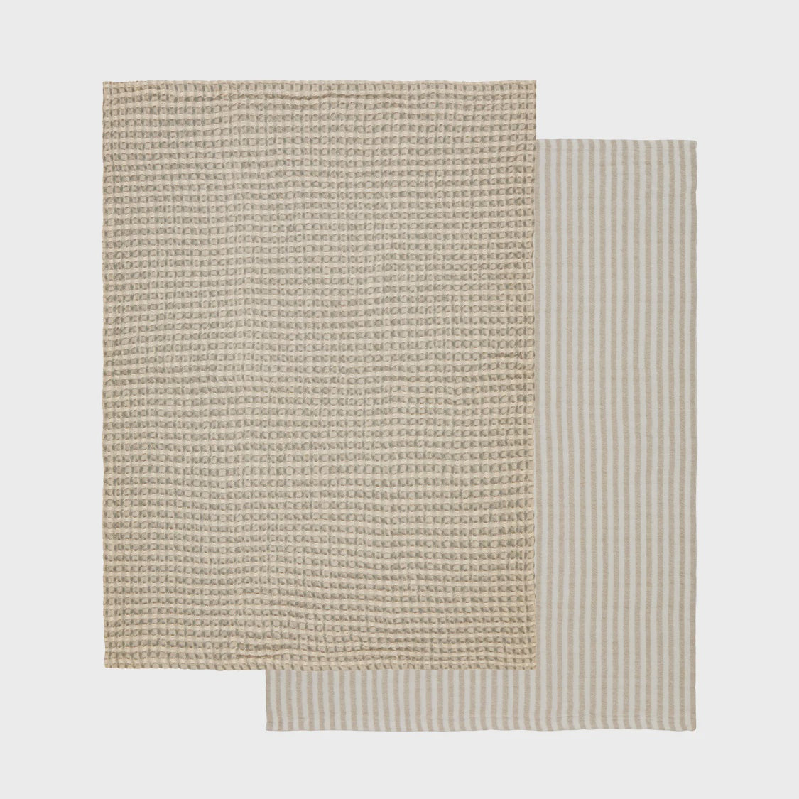D&W Heritage Stripe Tea Towel Set/2