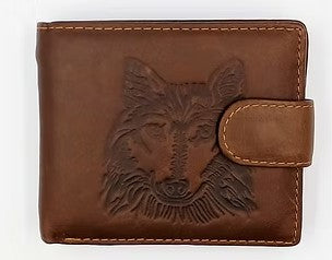 Zeneeba Mens Leather Wallet Eagle
