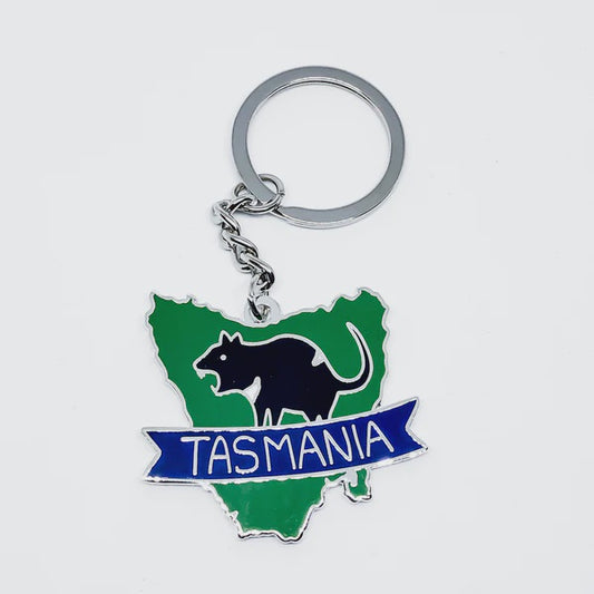 Red Parka Tasmanian Enamel Keyrings (3 designs)