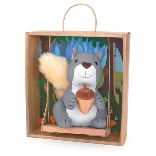 Apple Park Organic Squirrel & Acorn Toy