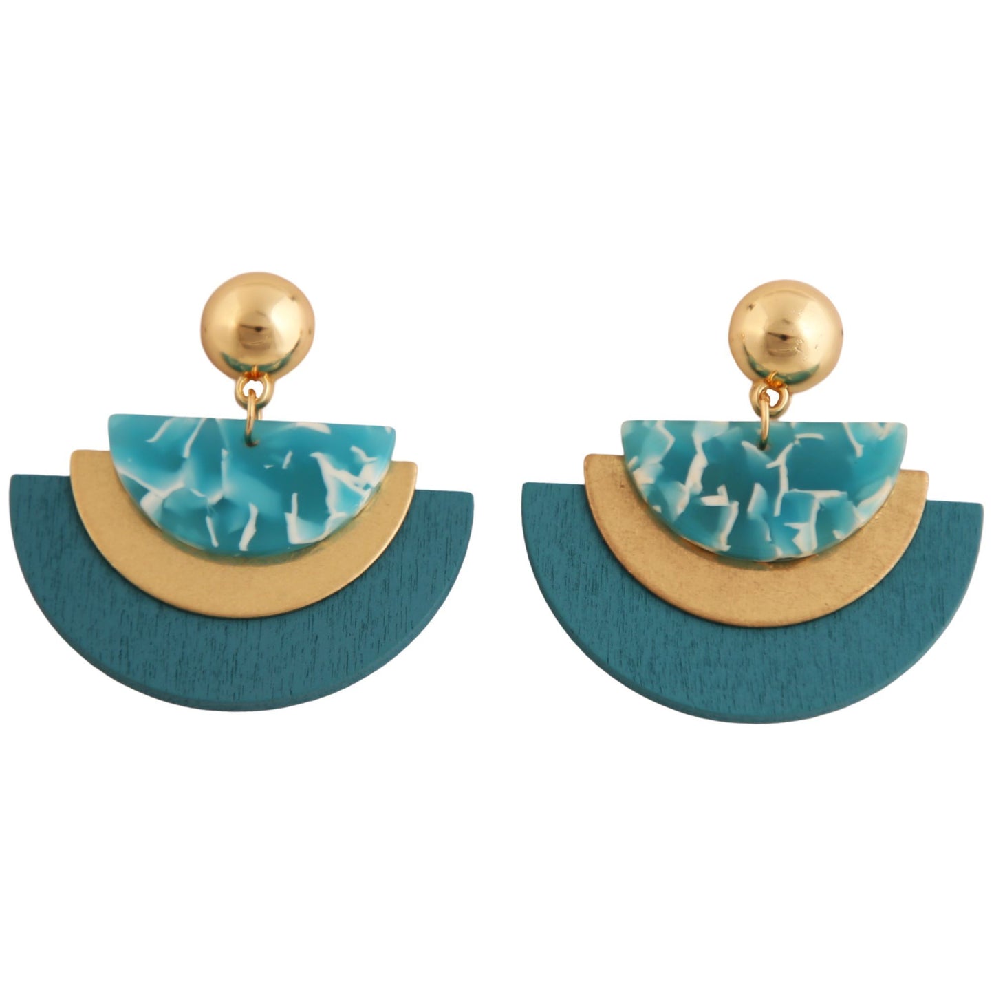 Enhance Accessories Tori Earrings - Blue
