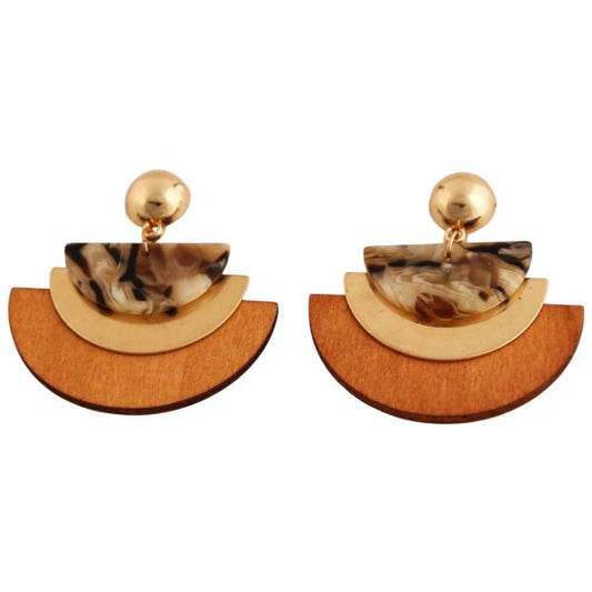 Enhance Accessories Tori Earrings - Natural