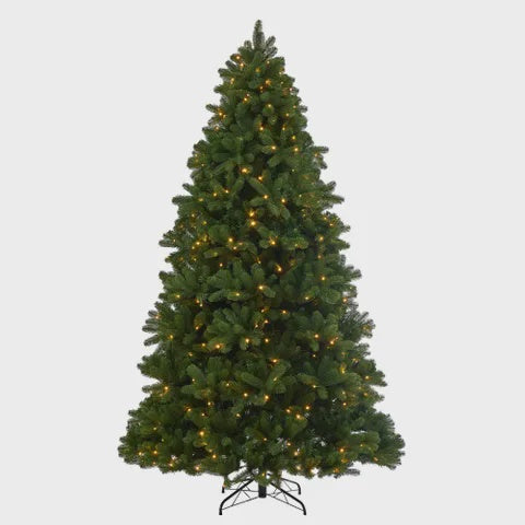 Gala Pine Needle Christmas Tree With LED Tips 210 CM