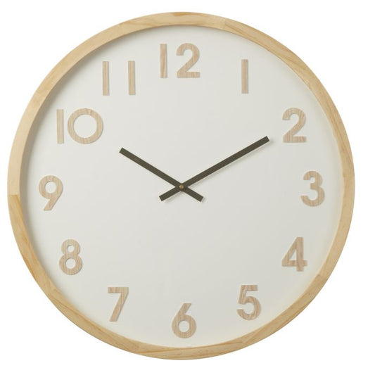 Amalfi Leonard Wall Clock 61CM Natural