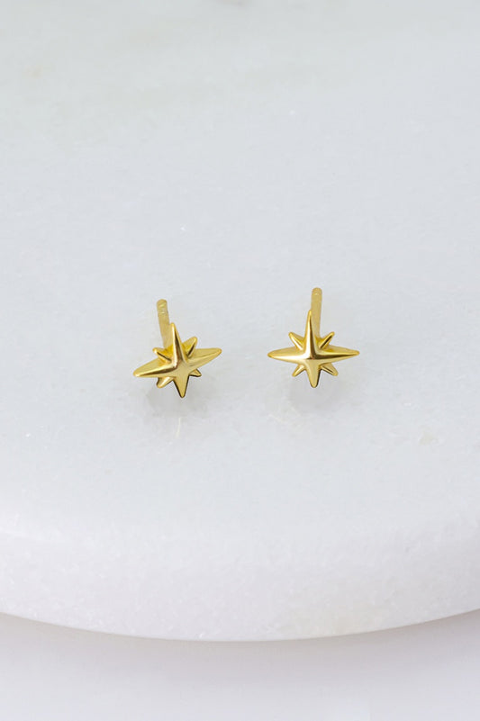 Zafino Isla Stud Gold Earring