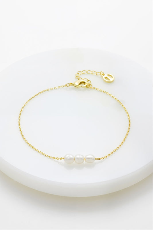 Zafino Mini Pearl Bracelet Gold