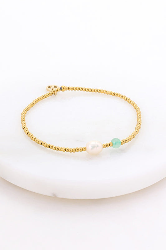 Zafino Brooke Bracelet - Sea/Gold