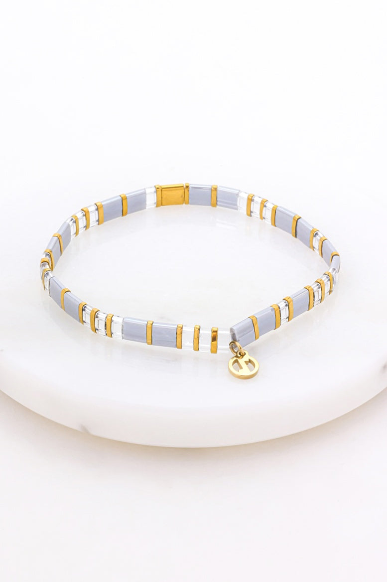 Zafino Tile Bracelet - Mist/Gold