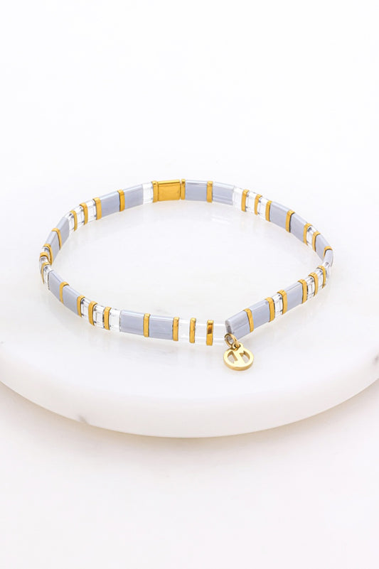 Zafino Tile Bracelet - Mist/Gold