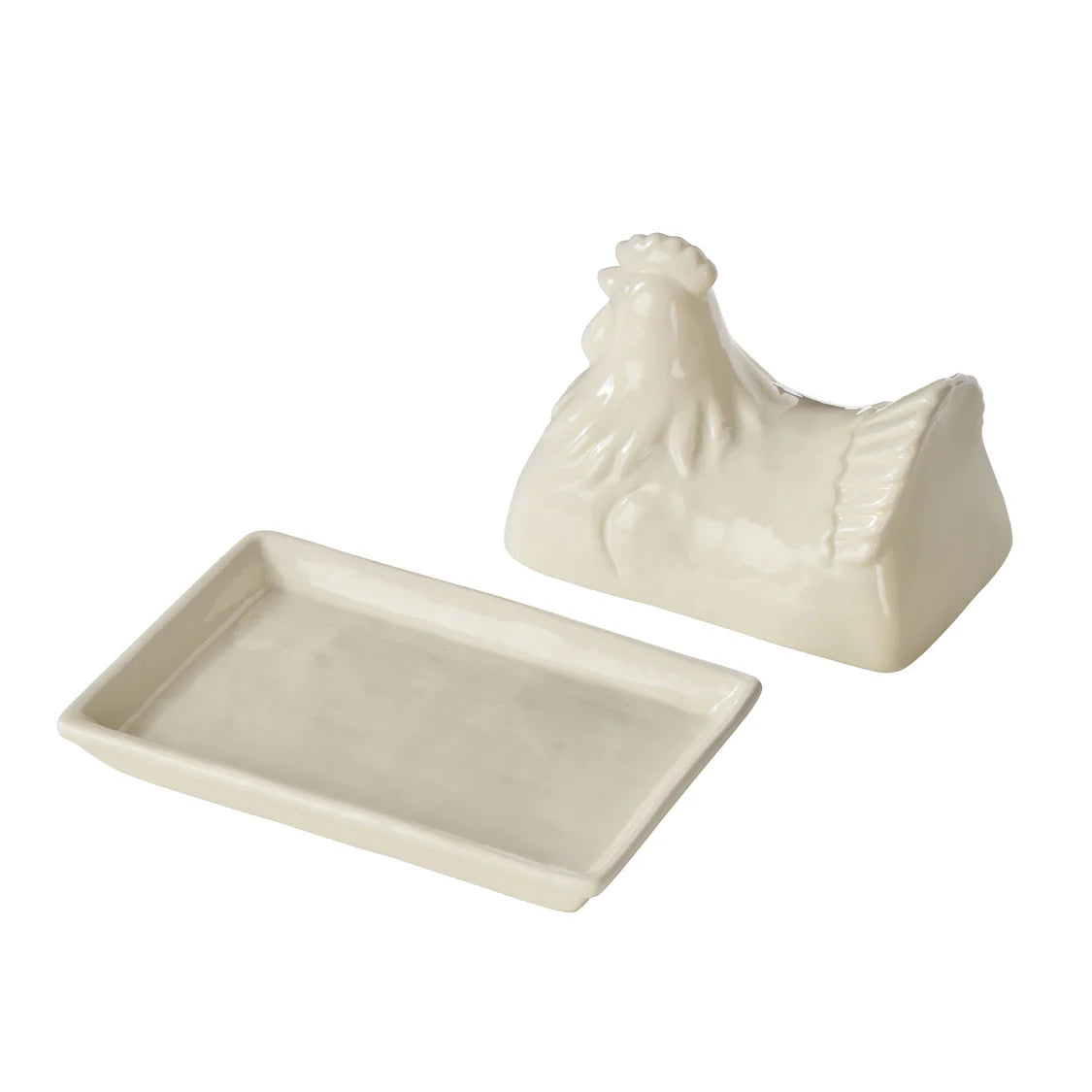 D&W Homestead Hen Butter Dish