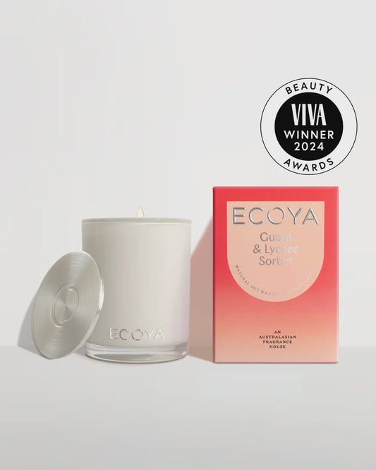 ECOYA Madison Candle - Guava & Lychee Sorbet
