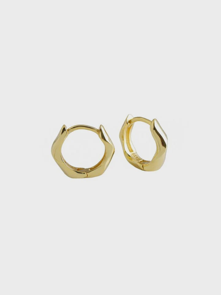 Bowie & Co Origins Wave Hoop - Gold