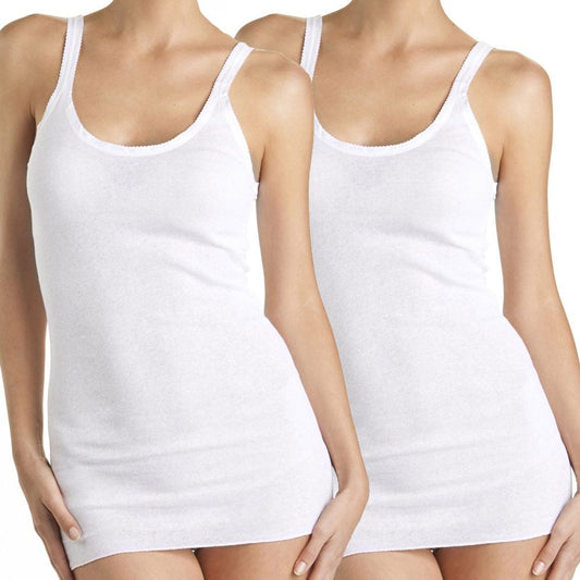 Bonds 2PK Comfy Vest- White