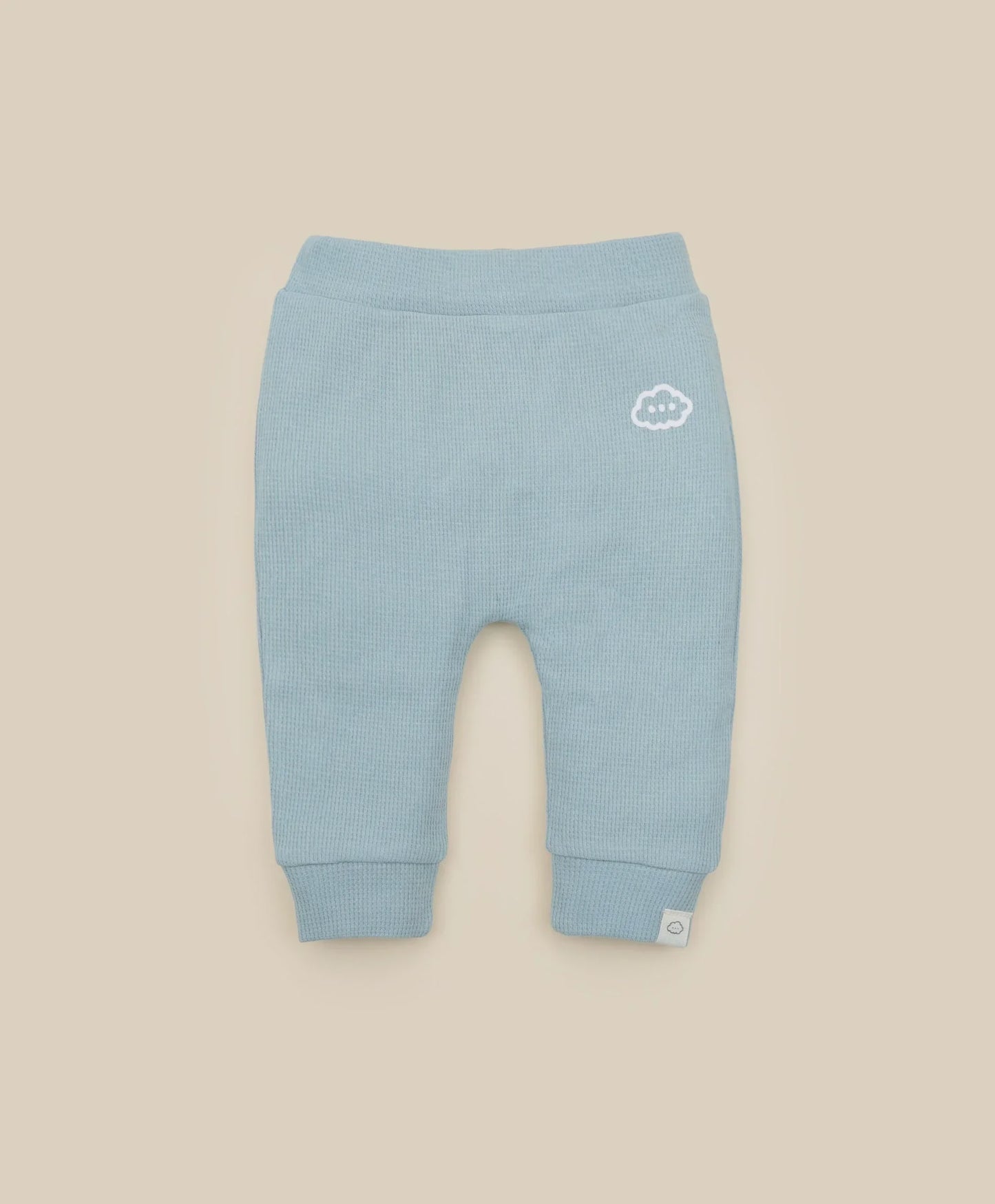 LUMMI Waffle Leggings - Sky Blue