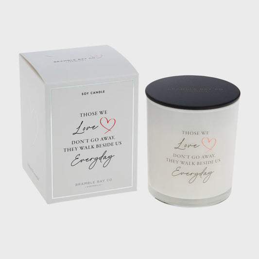 Bramble Bay Sympathy Candle Walk Beside Lily Lime & Cyclamen 300 G