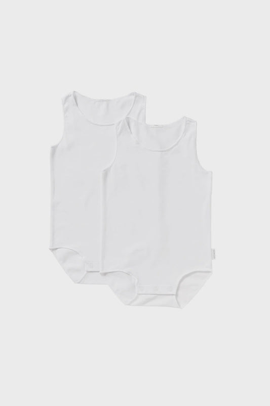 Bonds Wonderbodies Singletsuit 2 Pack White 0-3 Months