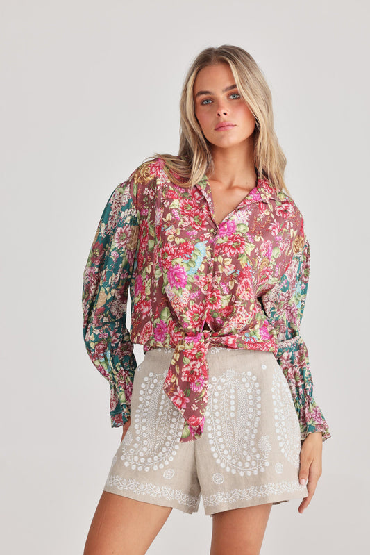 Talisman Zali Shirt Rose Garden