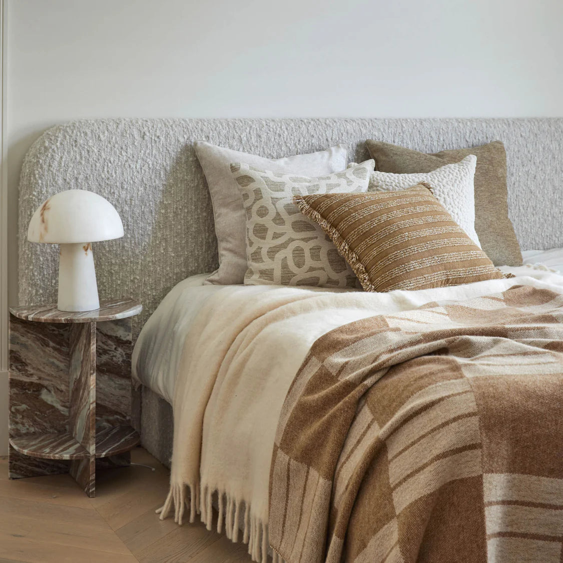 Amalfi Zia Throw - Camel