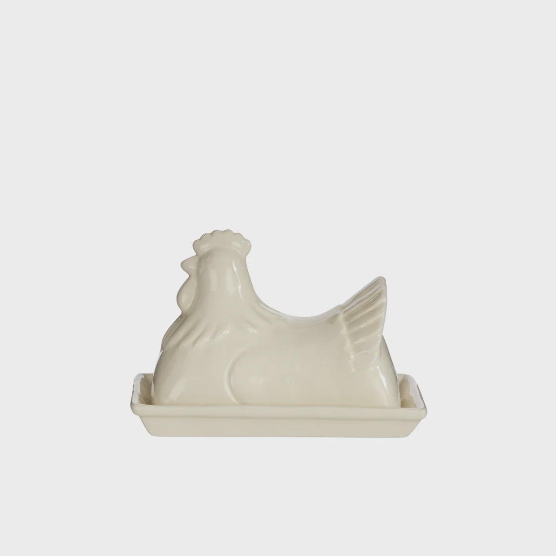 D&W Homestead Hen Butter Dish