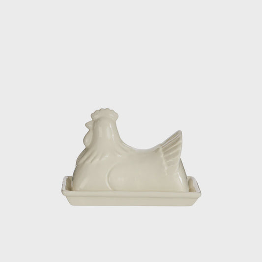 D&W Homestead Hen Butter Dish