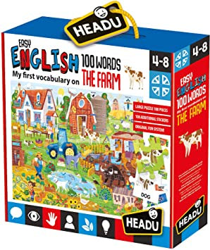 Headu Easy English 100 Words - Farm
