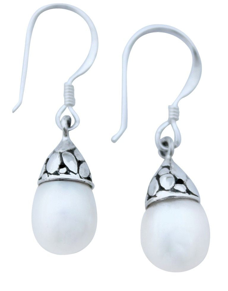 BD Sterling Silver & Freshwater Pearl Earrings