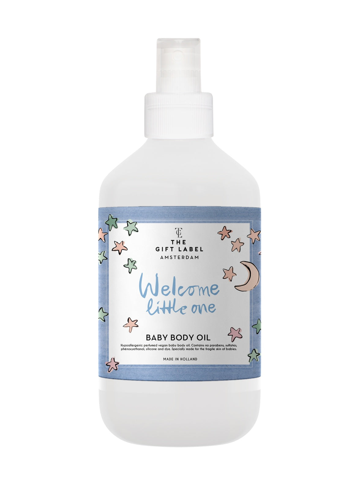 The Gift Label Amsterdam Welcome Little One Baby Body Oil 250ml