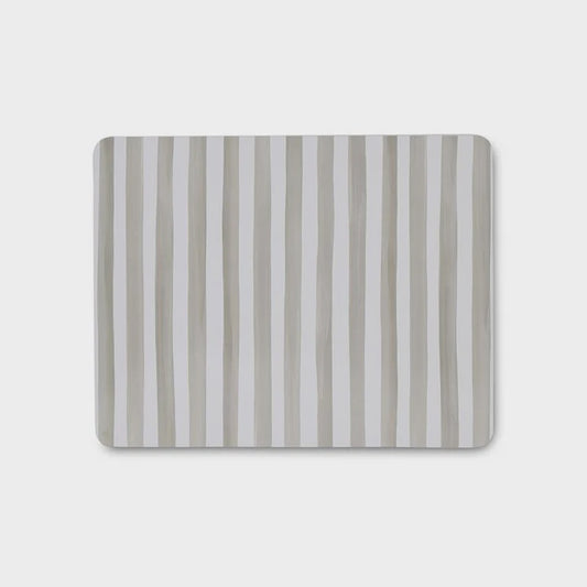 Madras Link Taylor Stripe Neutral Rectangle Placemat