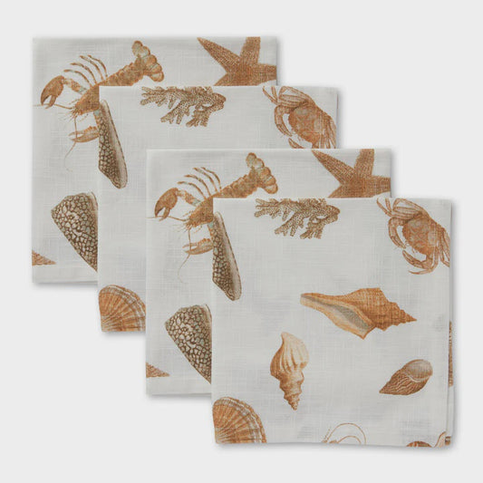 Madras Link Shell Collection Set/4 Napkins