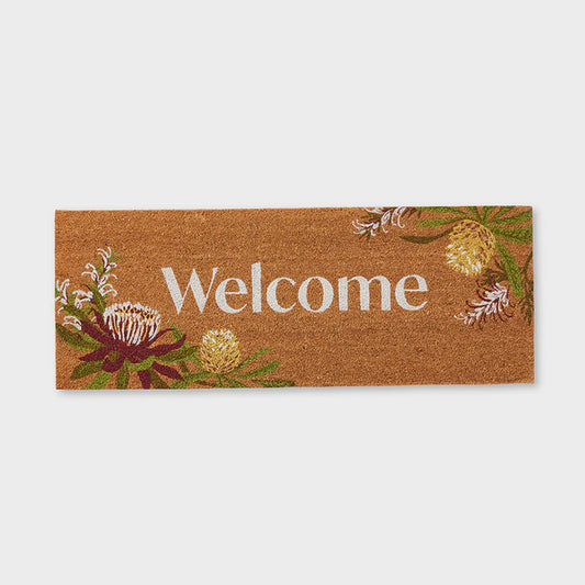 Madras Link Welcome Floral Doormat 45 x 120 CM
