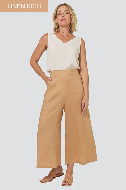 Eb & Ive La Vie Crop Pant - Caramel