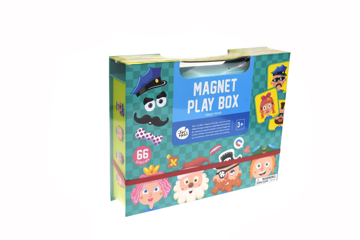 Jar Melo Magnet Play Box - Crazy Faces
