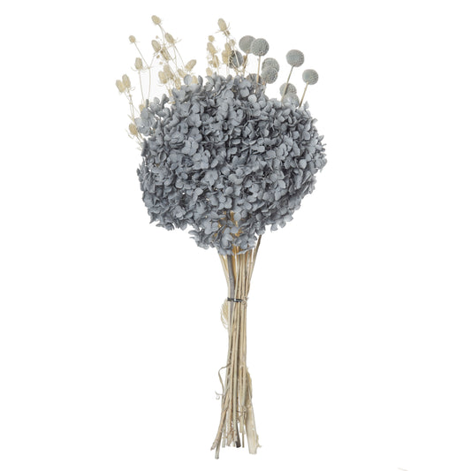 Rogue Preserved Pom Pom  Bouquet Dusty Blue