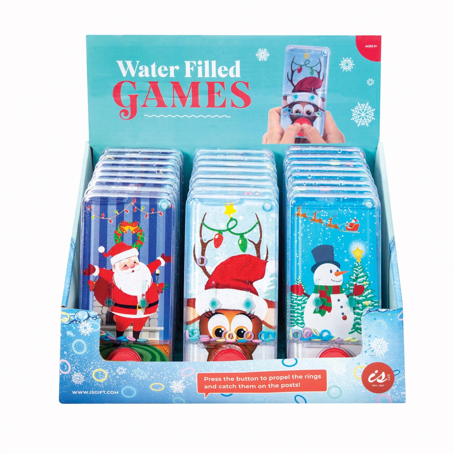 IS Gift Christmas Water Filled Games