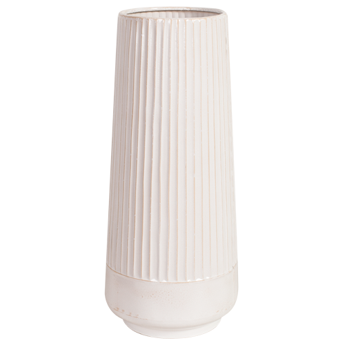 DWBH Metal Vase Tall - Milk