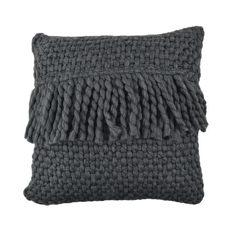 Coast to Coast Home Carin Wool Blend Cushion 45cm Slate