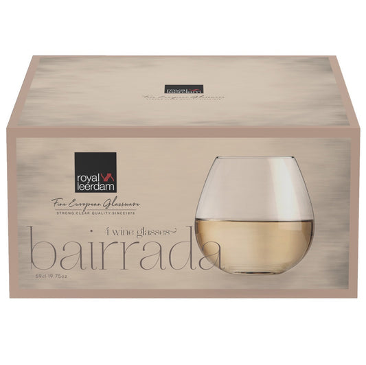 Royal Leerdam Bairrada Stemless Wine Glasses S/4