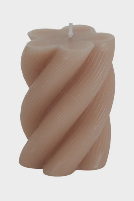 Coast to Coast Rib Twist Pillar Candles