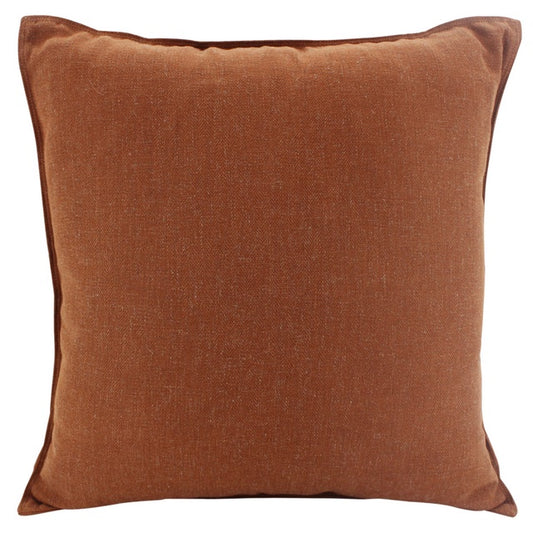 NF Living  Linen Cushion Copper 45x45cm