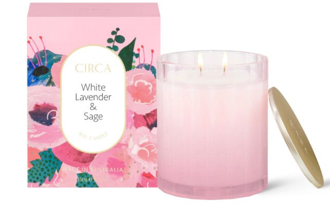 Circa 350g Candle- Limited Edition -White Lavender & Sage