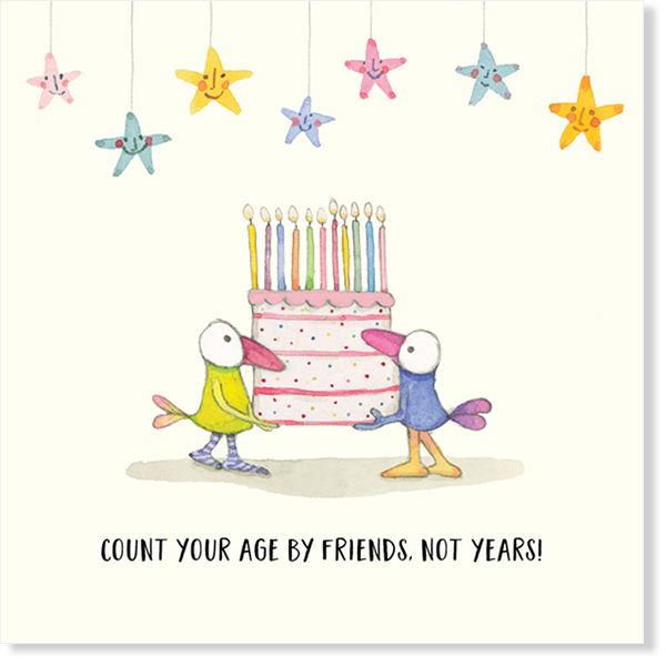 Twigseeds Count Your Age Birthday Card