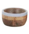Assemble Pheobe Wood/Enamel Bowl 12x6CM