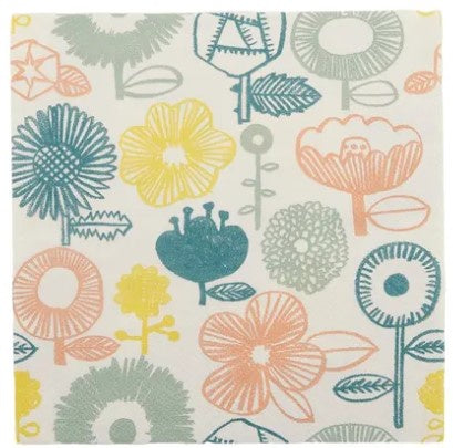 Casa Regalo Fable Flower Napkin